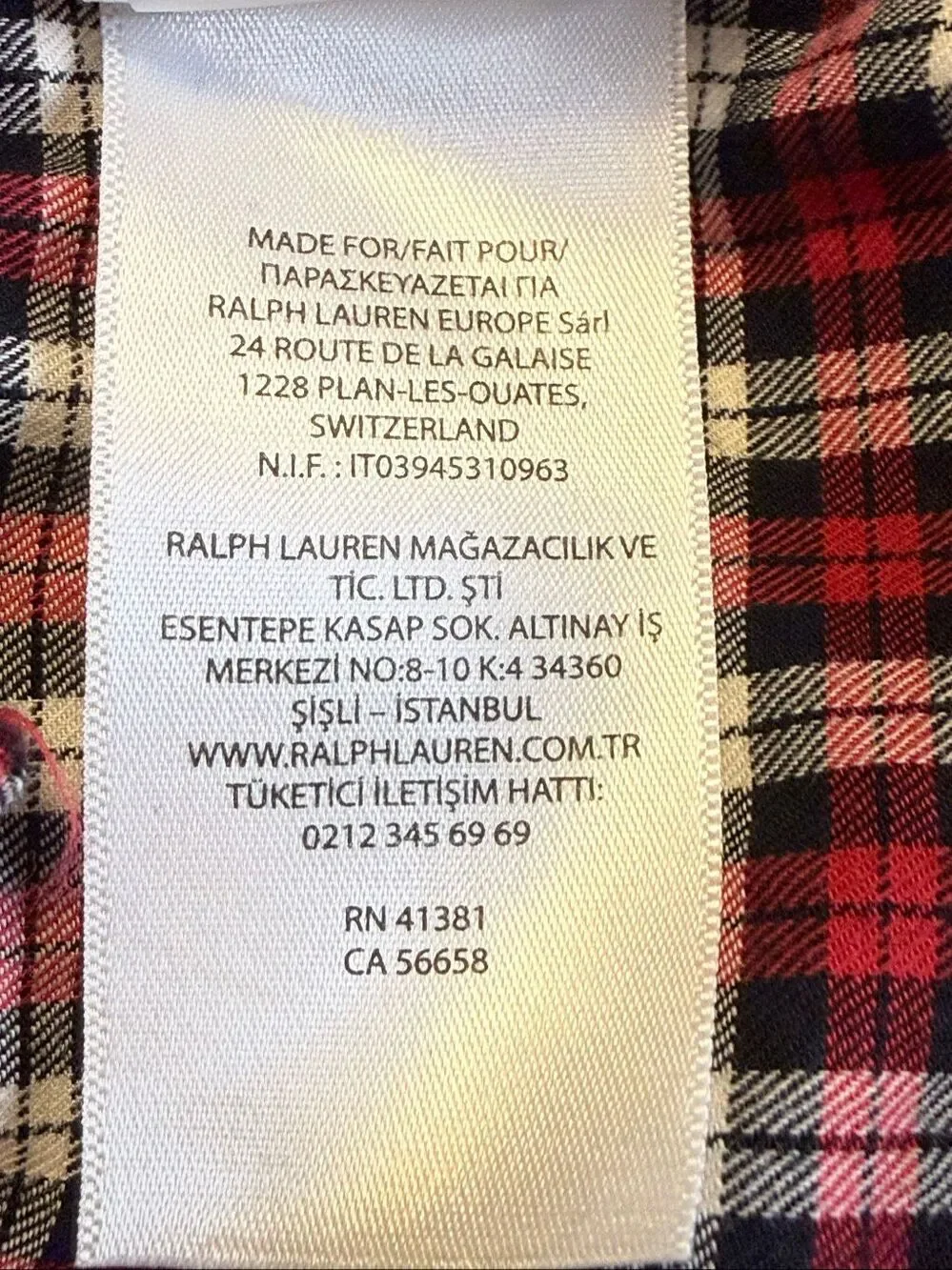 Ralph Lauren Plaid Button Down Shirt Sz. 6 Preppy Iconic Pony